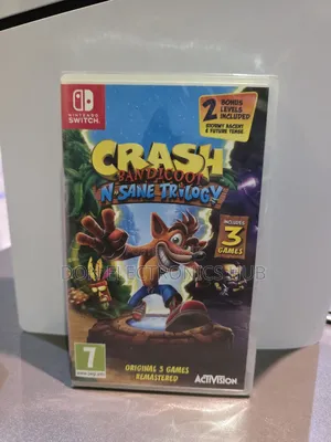 Nintendo Switch Crash Bandicoot N Sane Trilogy 3games Included