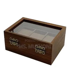 3-Slot Watch Organizer With a Clear Display Top.