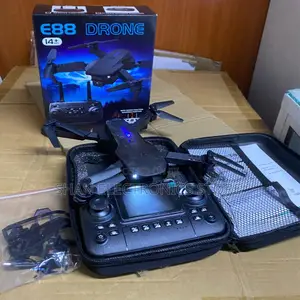 E88 Pro Max Mini Foldable Drone With Hd Camera Led Lights