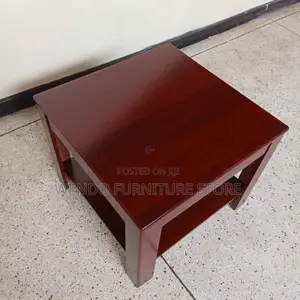 Coffee Table; Square Mahogany Coffee Table