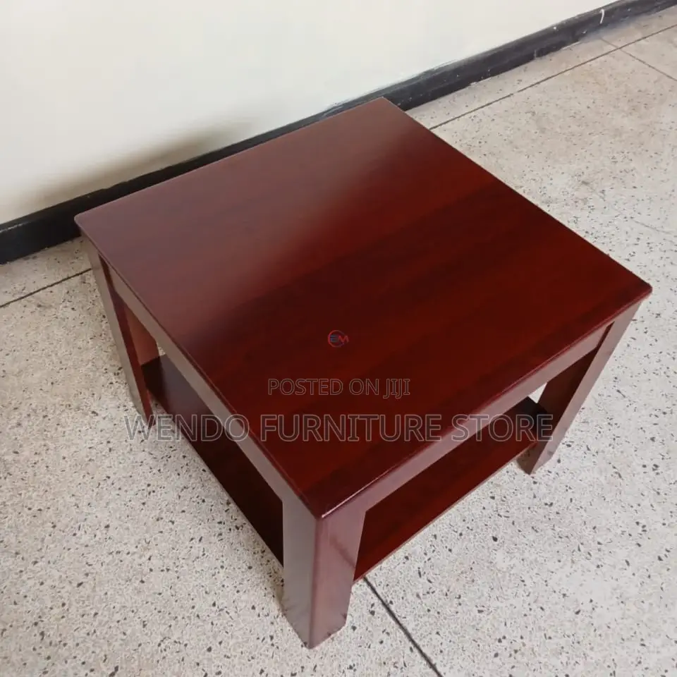 Coffee Table; Square Mahogany Coffee Table