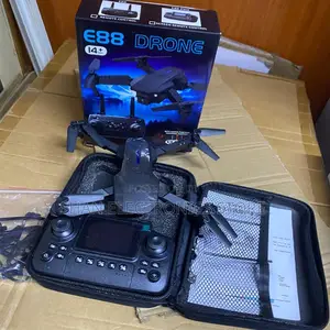E88 Pro Foldable Quadcopter– Front Camera, 1080p Bottom Lens.