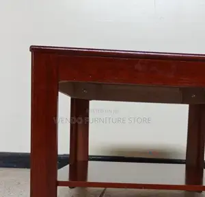 Coffee Table; Square Mahogany Coffee Table