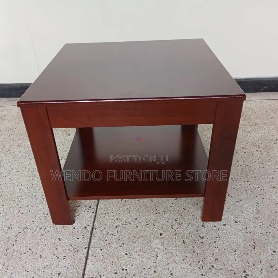 Coffee Table; Square Mahogany Coffee Table