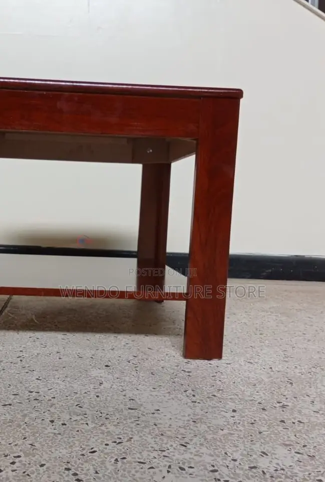 Coffee Table; Square Mahogany Coffee Table