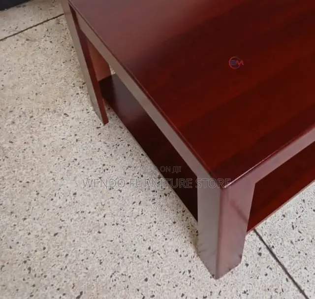 Coffee Table; Square Mahogany Coffee Table