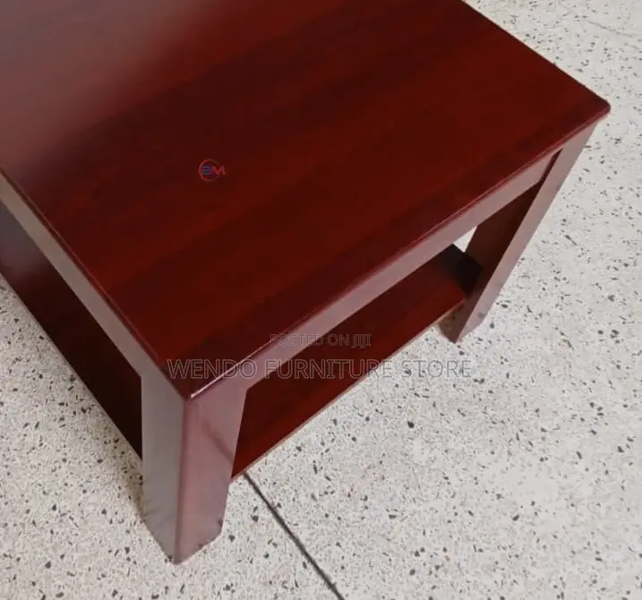 Coffee Table; Square Mahogany Coffee Table