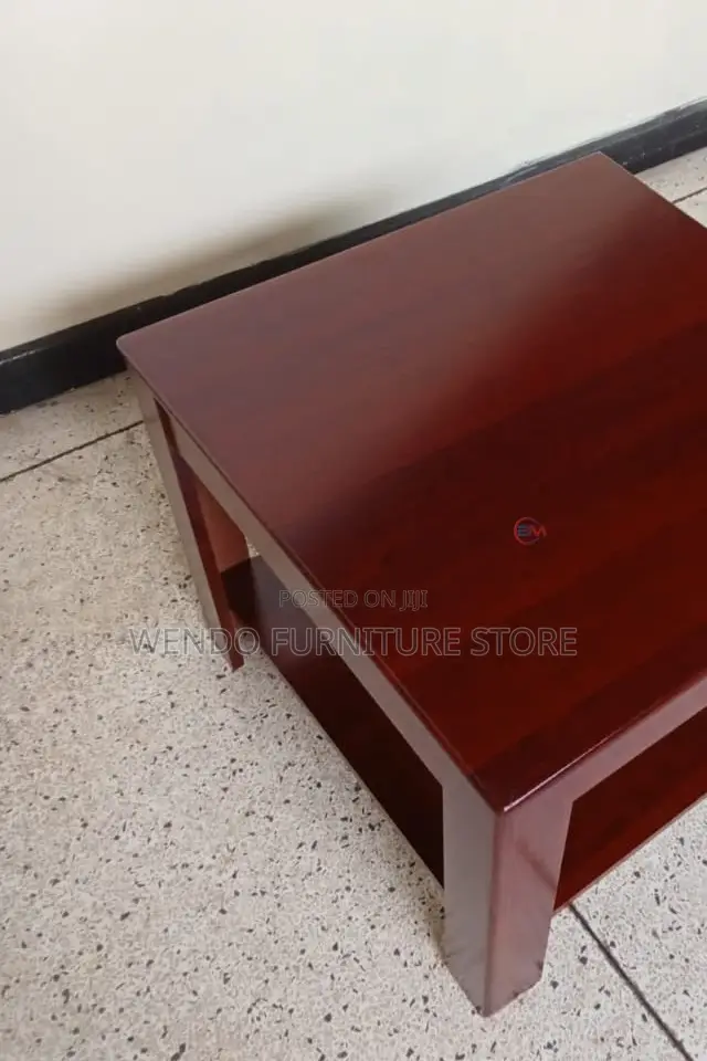Coffee Table; Square Mahogany Coffee Table