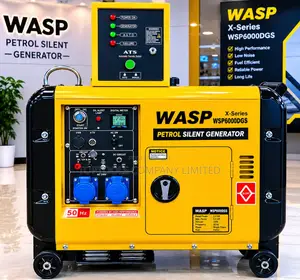 Automatic Wasp Petrol Silent Generator 6.5kva With Ats