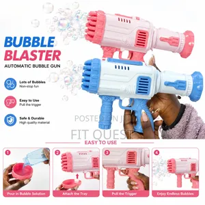 36 Holes Bubble Gun Automatic Bubble Blaster
