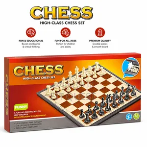 Mini Chess Board Game Set Educational Family Indoor Strategy Game