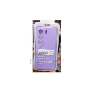 Tecno Camon 40 Pro Silicone Case - Shockproof, Slim Fit, Purple