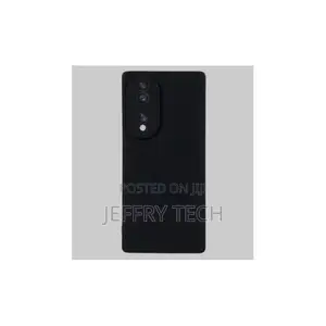 Soft Silicone Back Cover for Honor 70 – Black