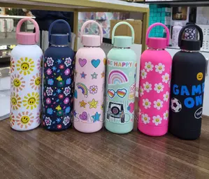 500ml Colorful Ergonomic Insulated Stainless Steel Water Bottle