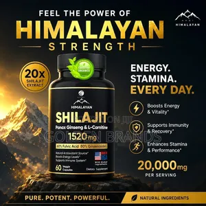 Premium Shilajit +Panax Ginseng L-Carnitine for Erection Dysfunction