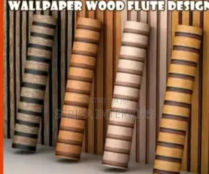 Wood Fluted Wallpapers Wallpapers Environmental Friendly Robertson's