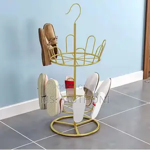 Floor Standing / Hanging 2 Layer Rotating Shoe Hanger / Organizer