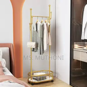 Aesthetic Minimalist Cloth Rack for Display Organization