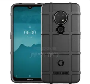 Scratch Hard Tpu Back Phone Cover Cases for Nokia 7.2 Black