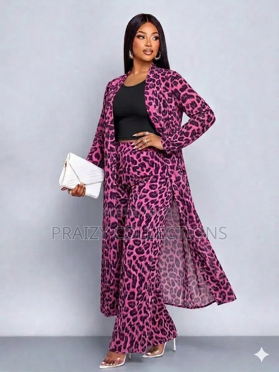 Chiffon Three Pieces Kimono Set