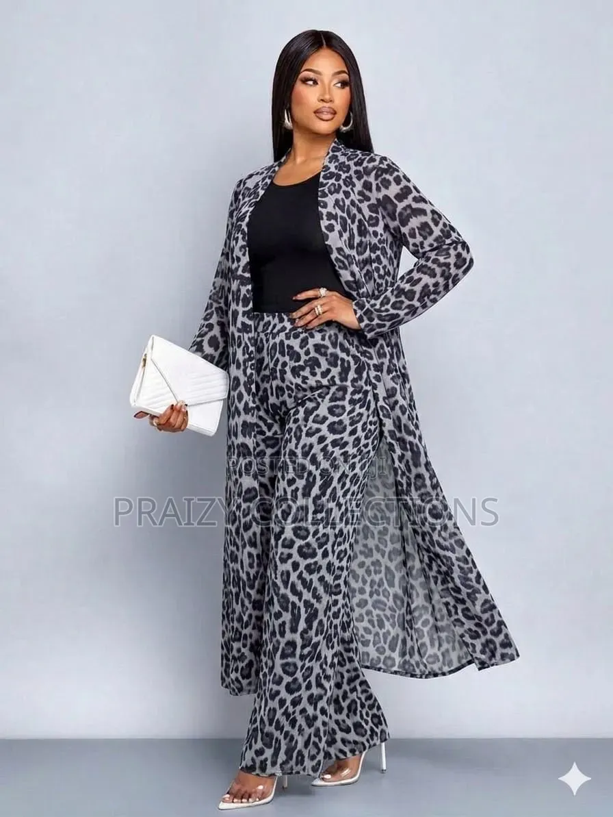 Chiffon Three Pieces Kimono Set