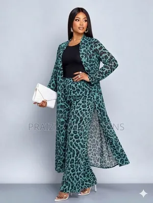 Chiffon Three Pieces Kimono Set