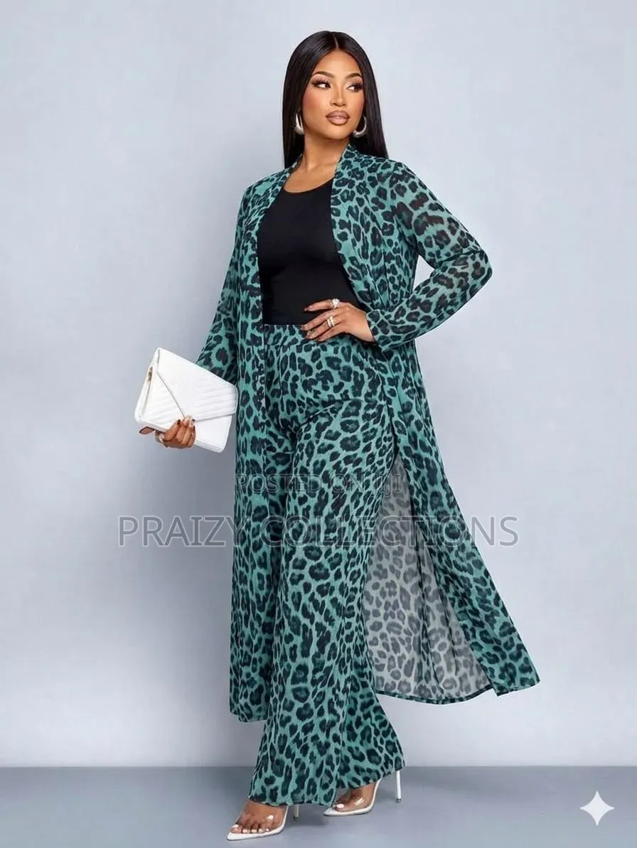 Chiffon Three Pieces Kimono Set