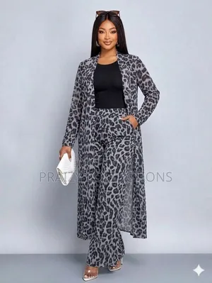 Chiffon Three Pieces Kimono Set