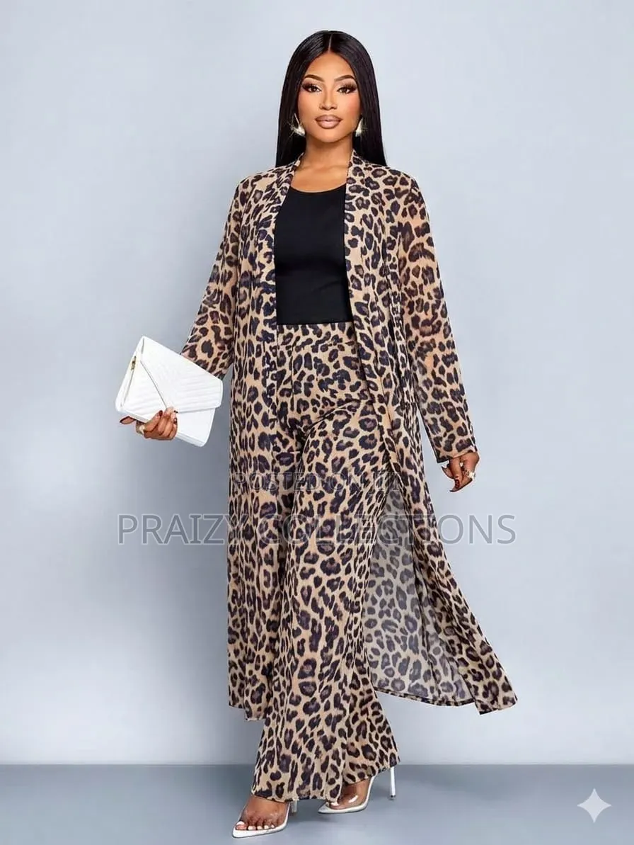 Chiffon Three Pieces Kimono Set