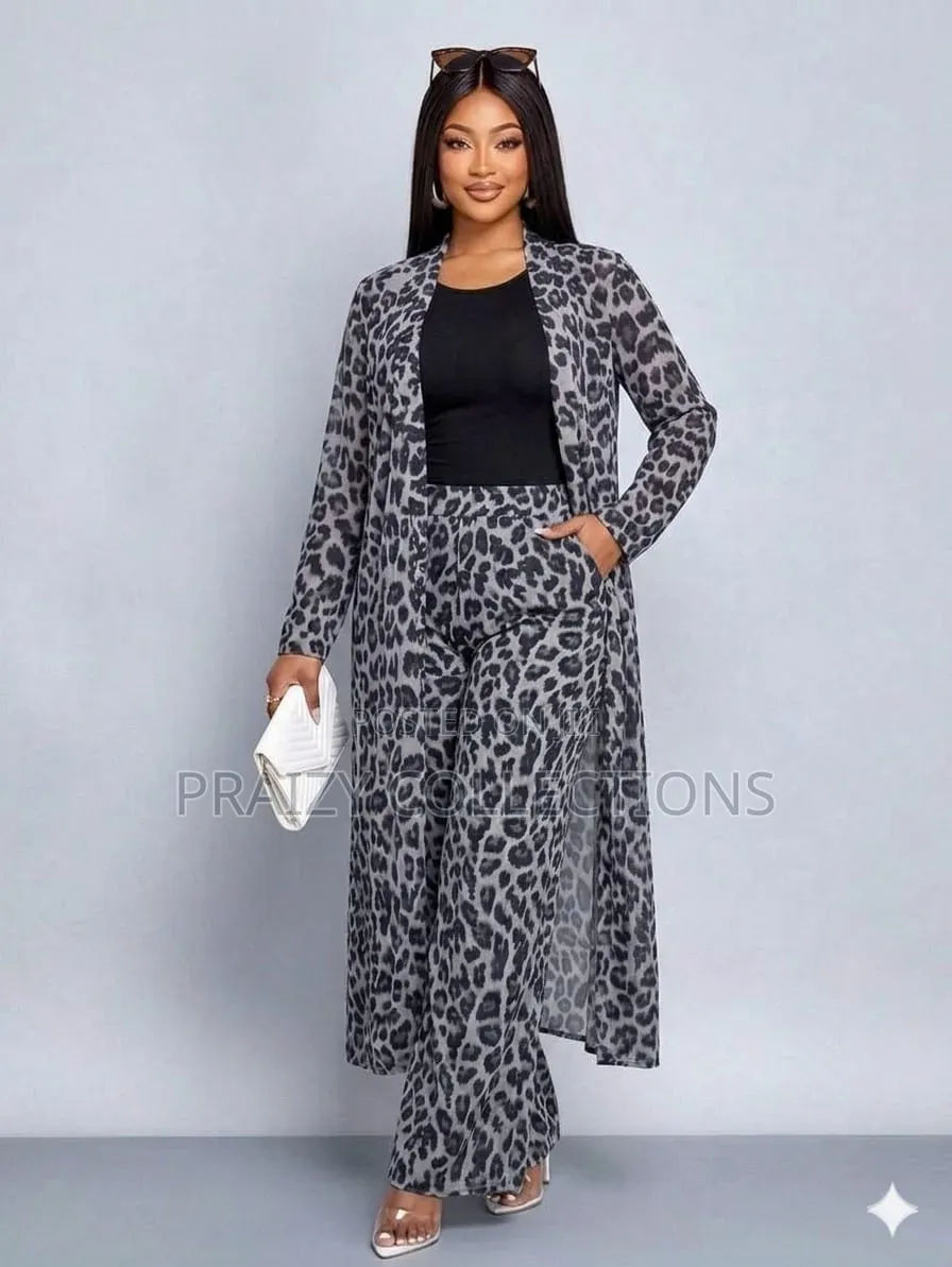 Chiffon Three Pieces Kimono Set