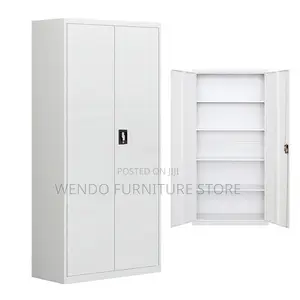 Office Cabinet; 2 Doors Executive Cabinet With Movable Shelves