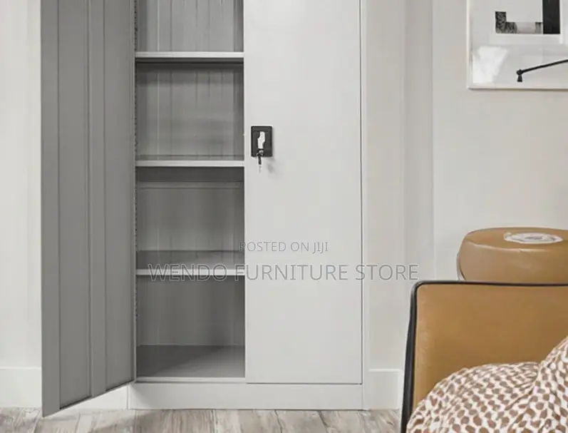 Office Cabinet; 2 Doors Executive Cabinet With Movable Shelves