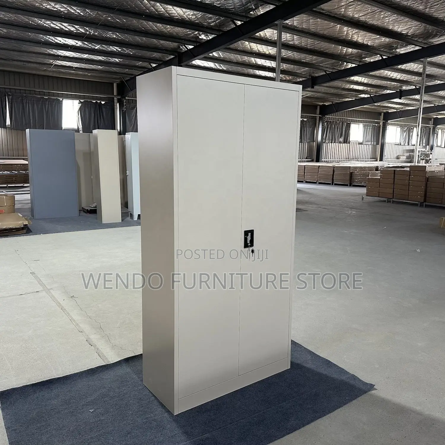 Office Cabinet; 2 Doors Executive Cabinet With Movable Shelves