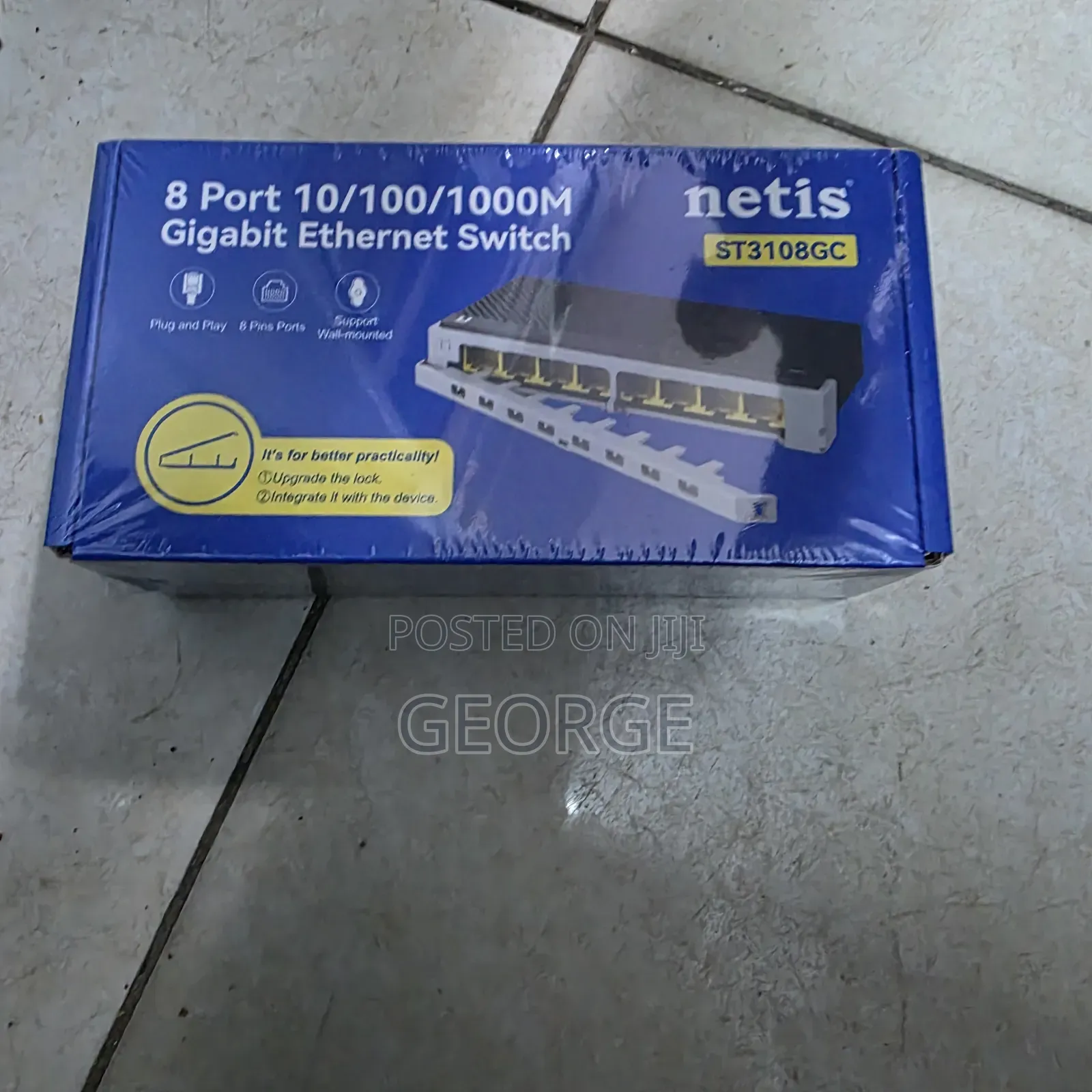 Netis St3108gc 8 Port Gigabit Network Switch – High Speed Lan Switch
