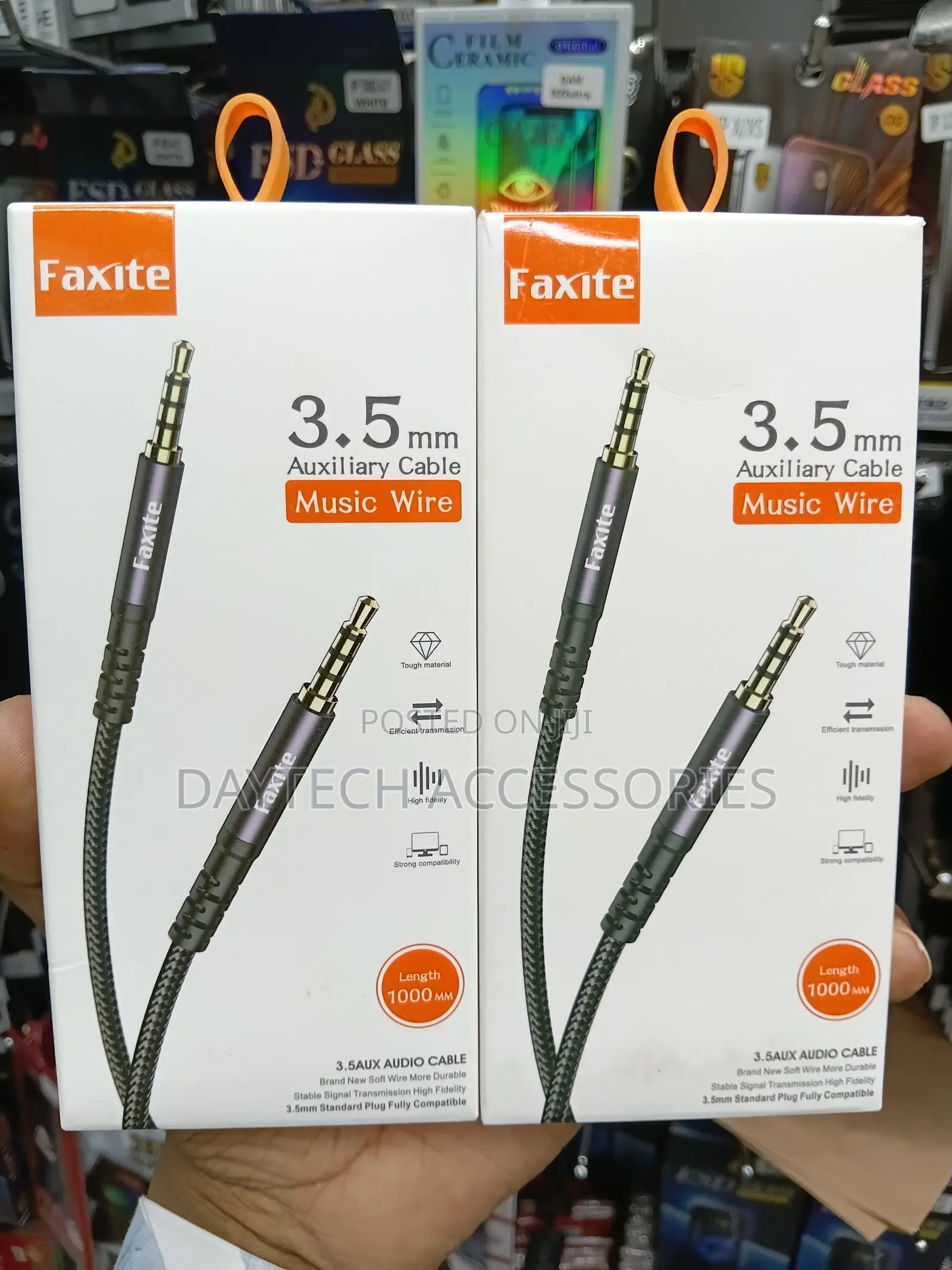 Fxite Male to Male Aux Audio Cable 1m