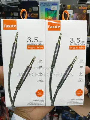 Fxite Male to Male Aux Audio Cable 1m