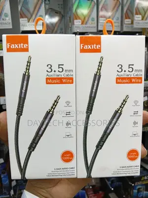 Fxite Male to Male Aux Audio Cable 1m