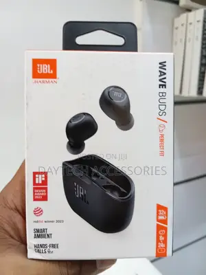 JBL Wave Buds True Wireless Earbuds (Black)