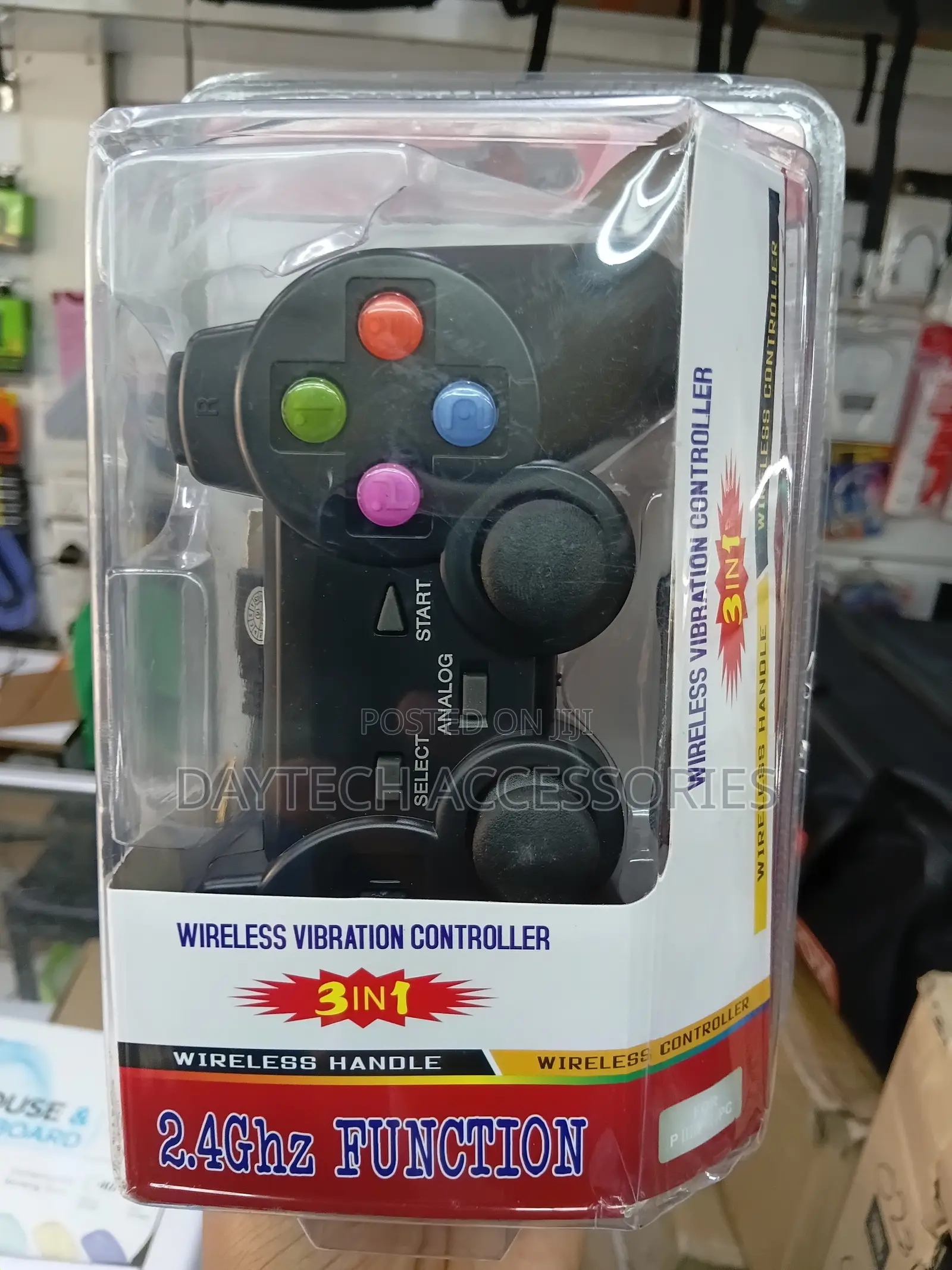 Pc/Ps1/Ps2/Ps3/Pc360/Tv/Tv Box/Android/Win10 6 in 1 Wireless Game Pad.