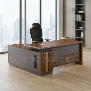 Office Executive Desk With Side Storage