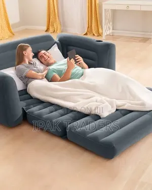 3 Seater Intex Inflatable Pull-Out Sofa Plus Free Pump