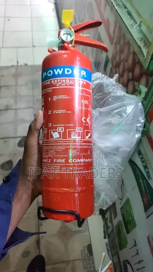 1kg Red Dry Powder Fire Extinguisher - Abc Class Safety Equipment