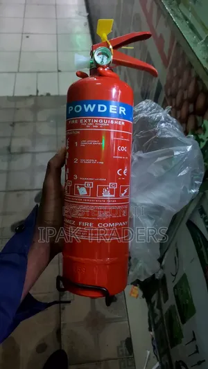 1kg Red Dry Powder Fire Extinguisher - Abc Class Safety Equipment