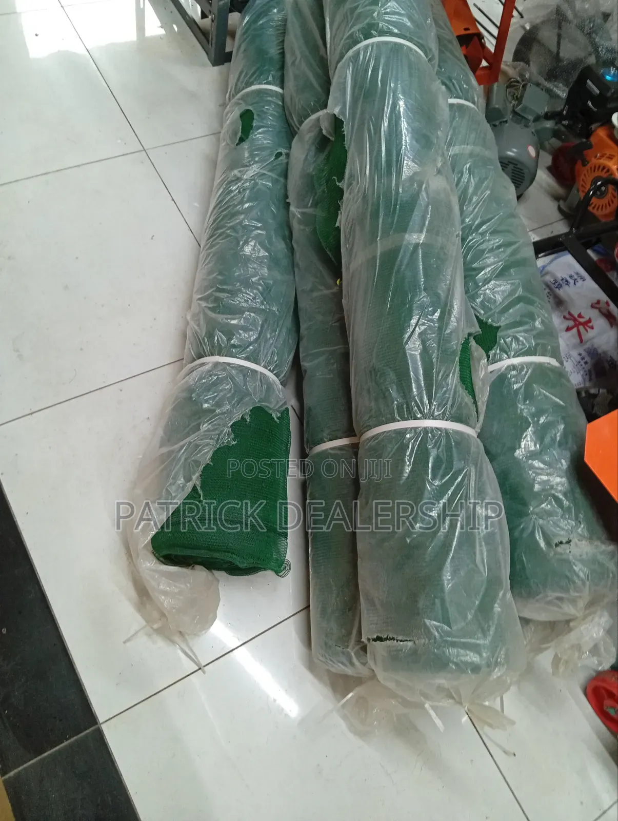 Dark Green Construction Net