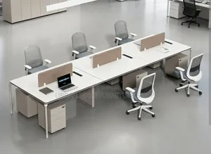 6 Seater Office Workstation Desk