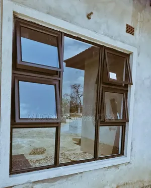 Brown Coated Aluminium Projecting Windows