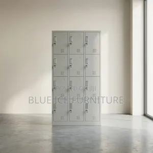 12-Door Metal Locker Cabinet