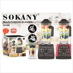 *2 in 1 Sokany Commercial Blender(Sk-666)*