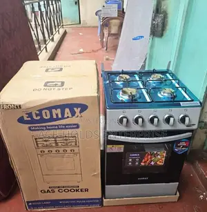 Ecomax 50*55 Standing Full Gas Cooker With Electric Oven