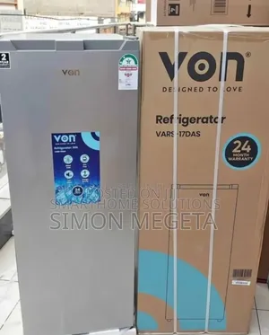 Colour Silver Von 166l Fridge